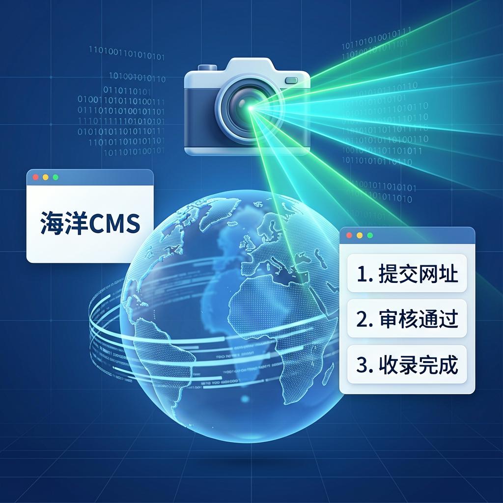 海洋CMS网站快速收录方法