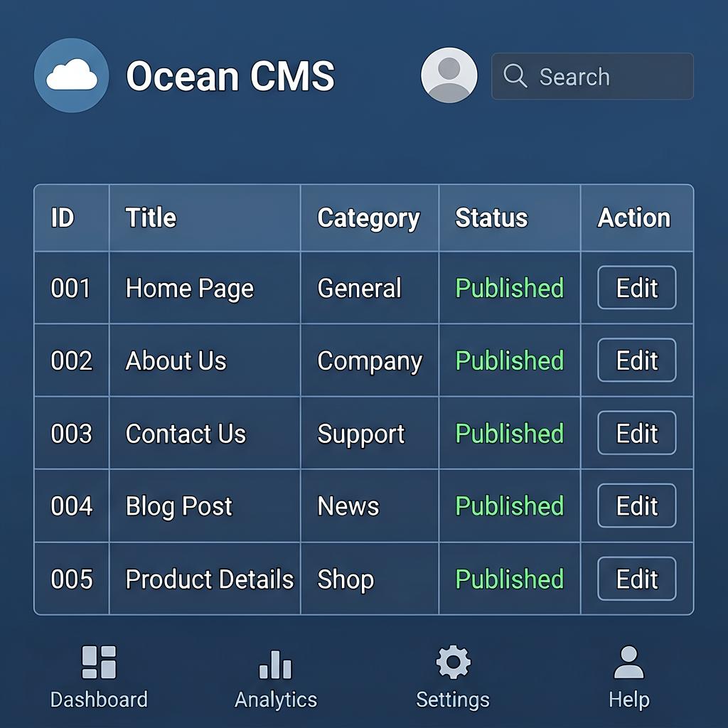 海洋CMS XML地图生成提交