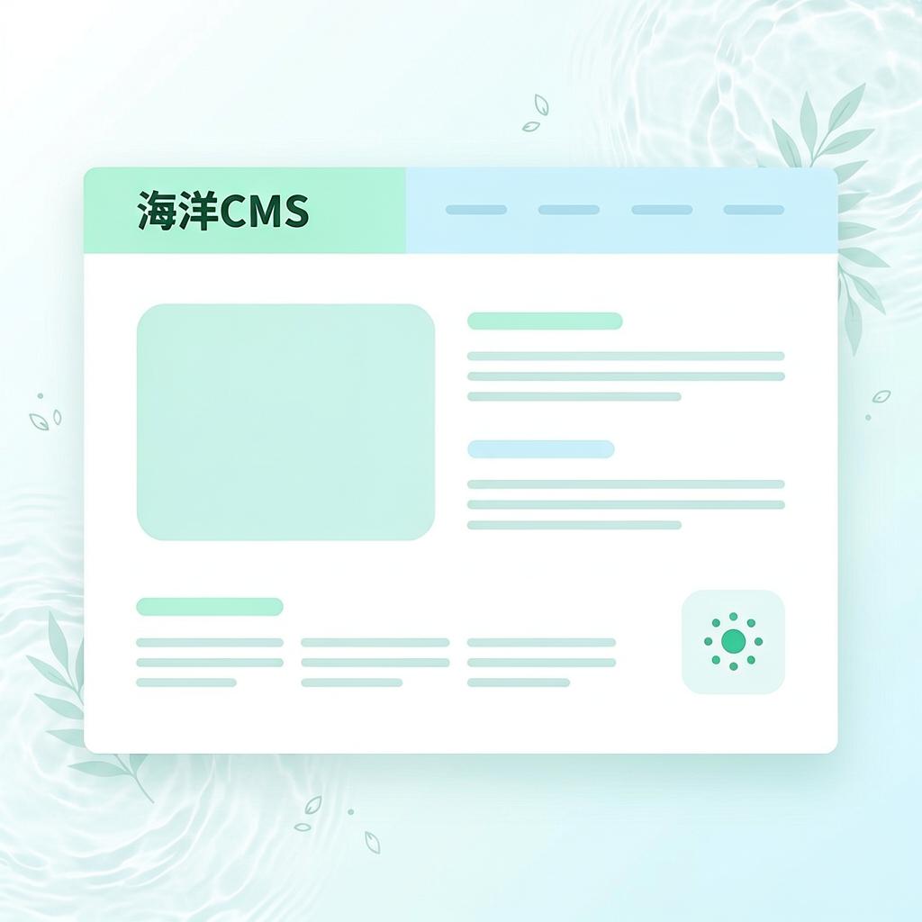 海洋CMS绿色清新模板 第1张 海洋CMS绿色清新模板 第1张