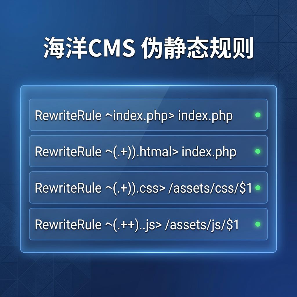 海洋CMS Apache伪静态规则 第1张 海洋CMS Apache伪静态规则 第1张